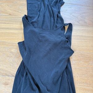 L*Space Black Ribbed Dress